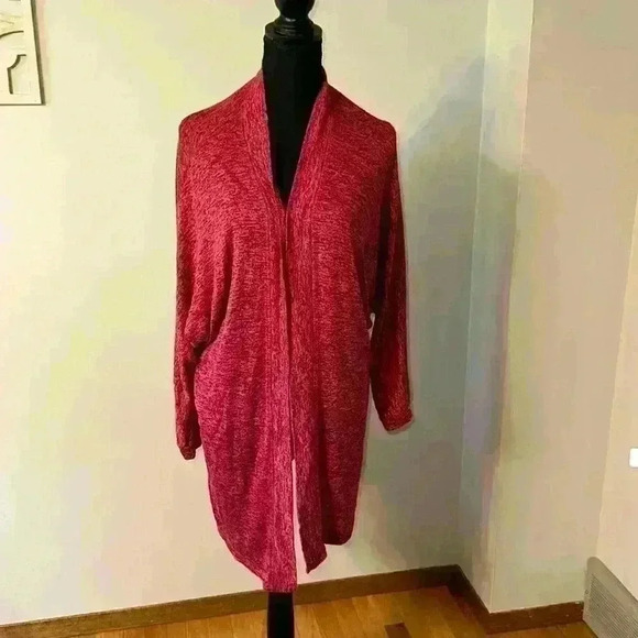 Chris and Carol Red Cardigan Sz large - Picture 1 of 2